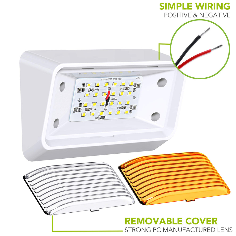 Leisure LED internal LED array detail showing long-life, energy-saving design