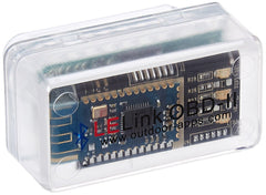 LELink adapter front view plugged into OBD port showing compact design and easy install