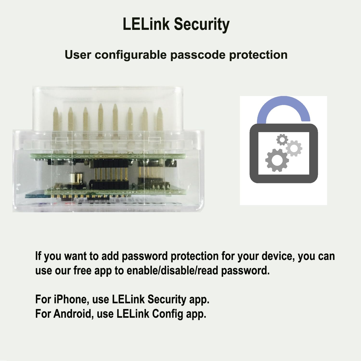 LELink in vehicle dashboard scene showing app gauges for performance monitoring