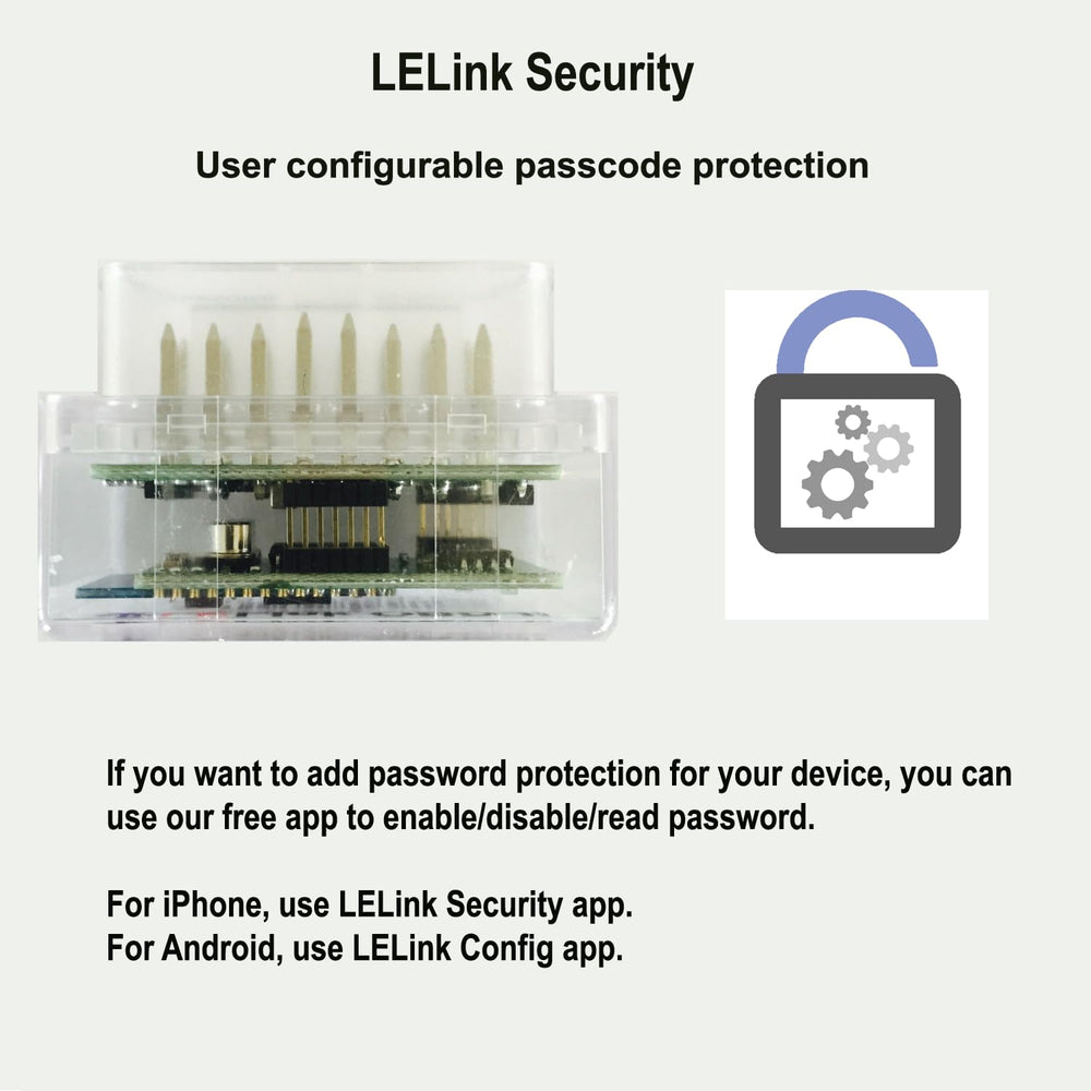 LELink in vehicle dashboard scene showing app gauges for performance monitoring