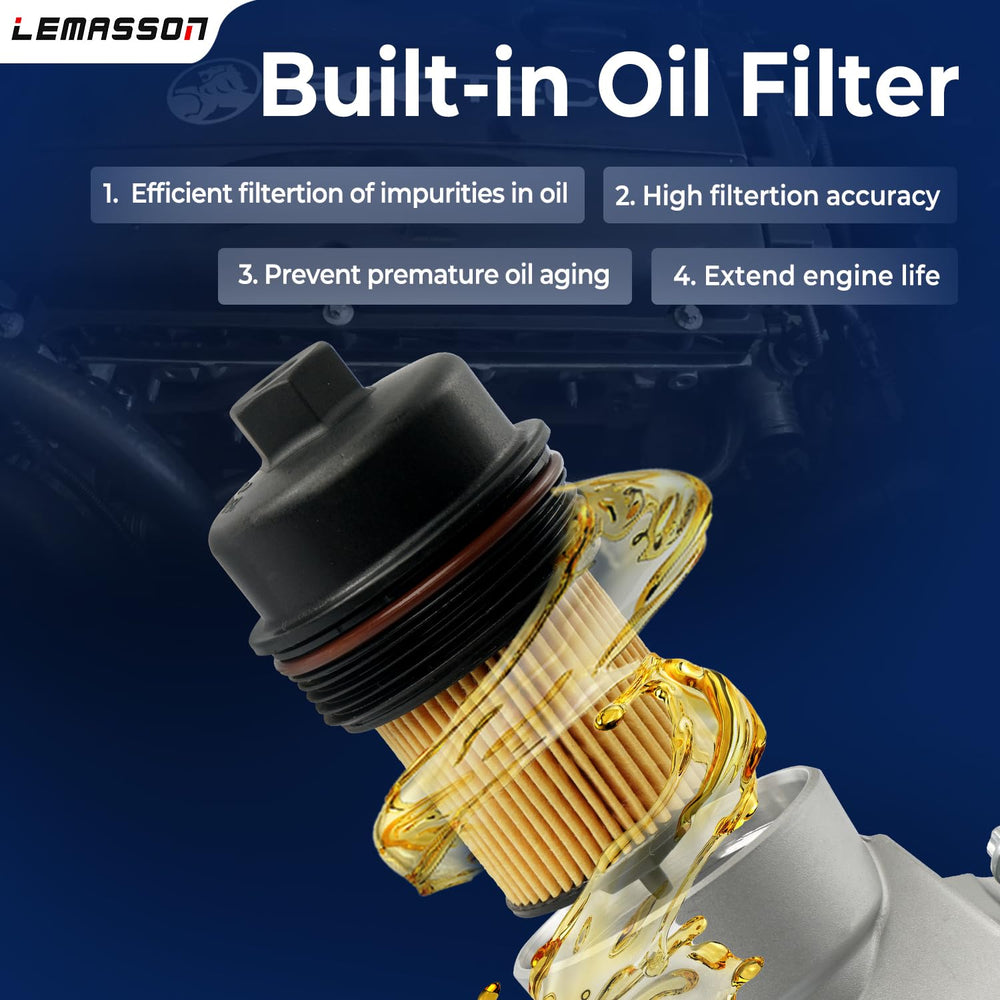 LEMASSON installed on engine showing restored oil flow benefit