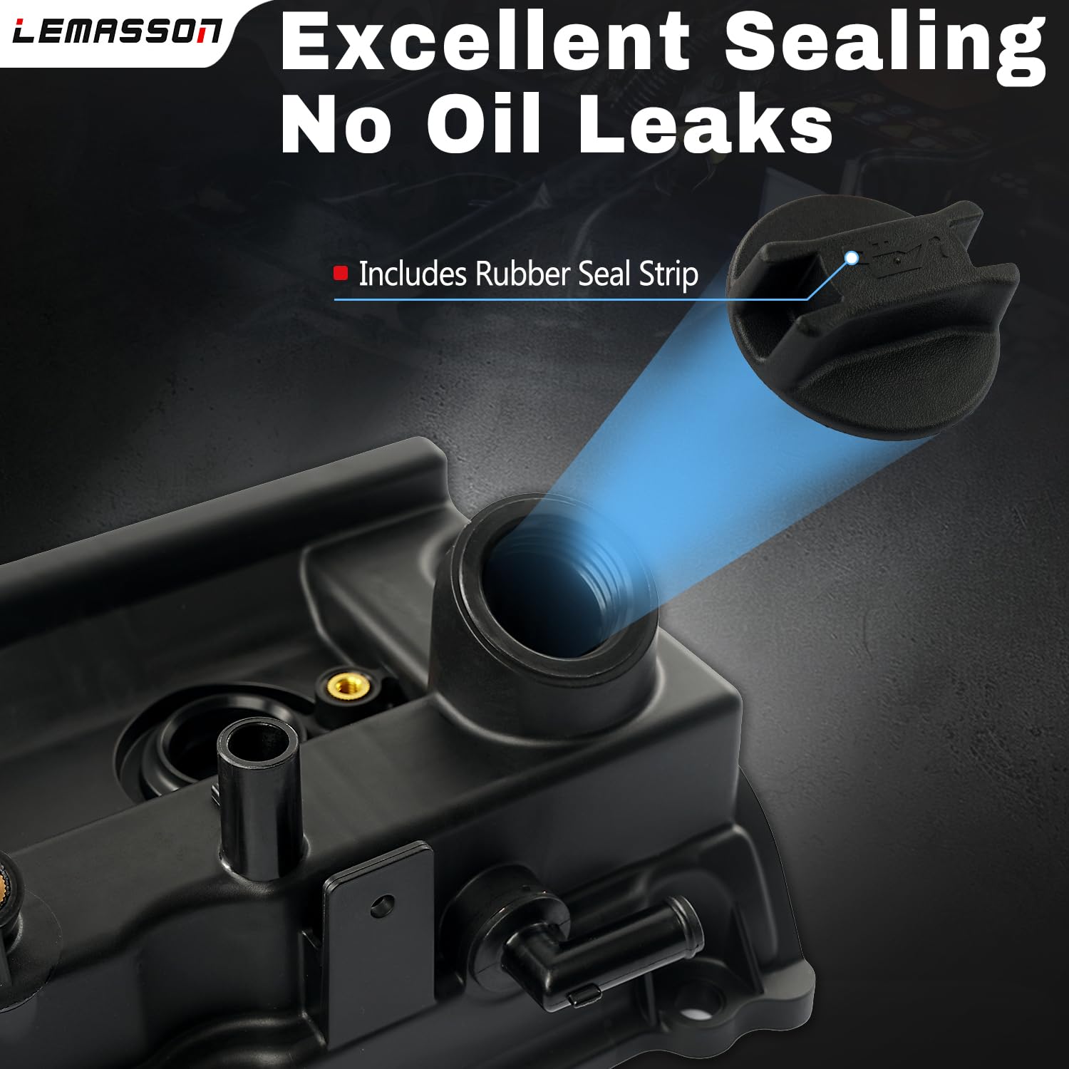 LEMASSON detail of sealing surface showing precise gasket fitment benefit