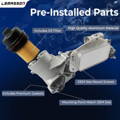 LEMASSON housing with gaskets included showing ready-to-install set