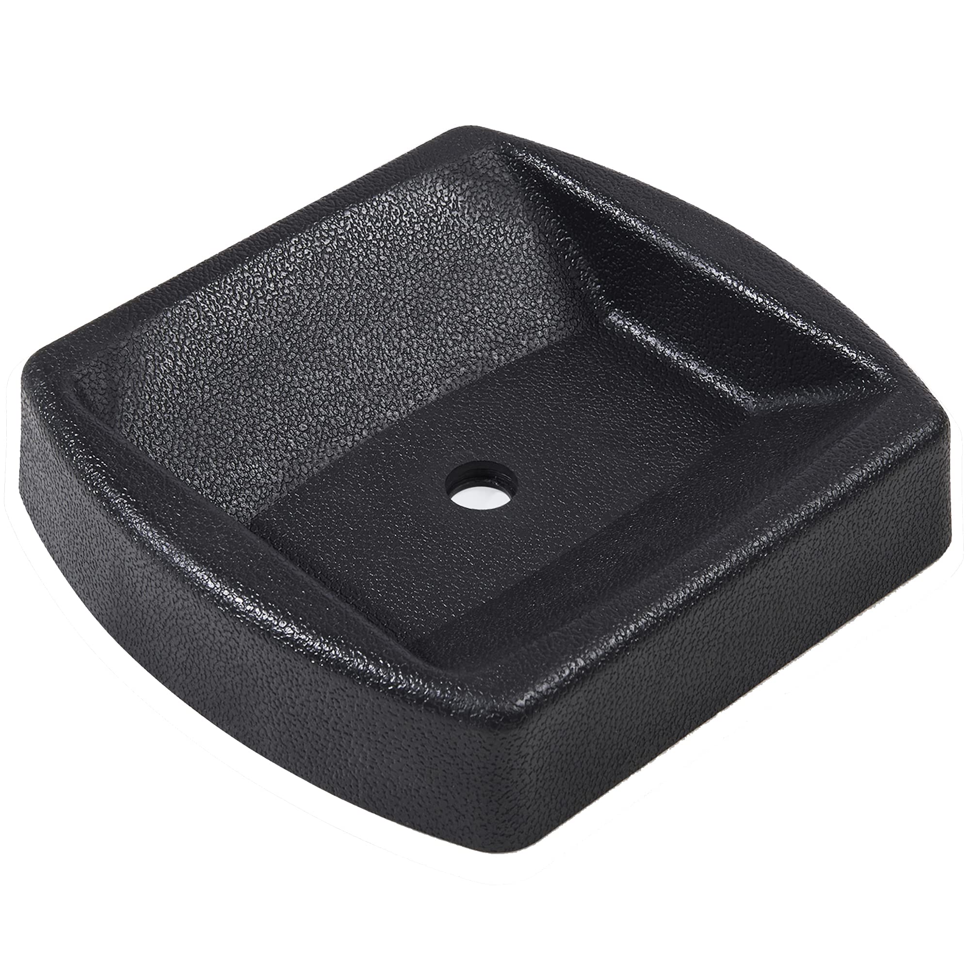 LEORAY front view of chock showing robust shape and ground protection