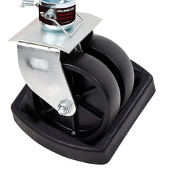 LEORAY side profile highlighting wedge design for wheel stability