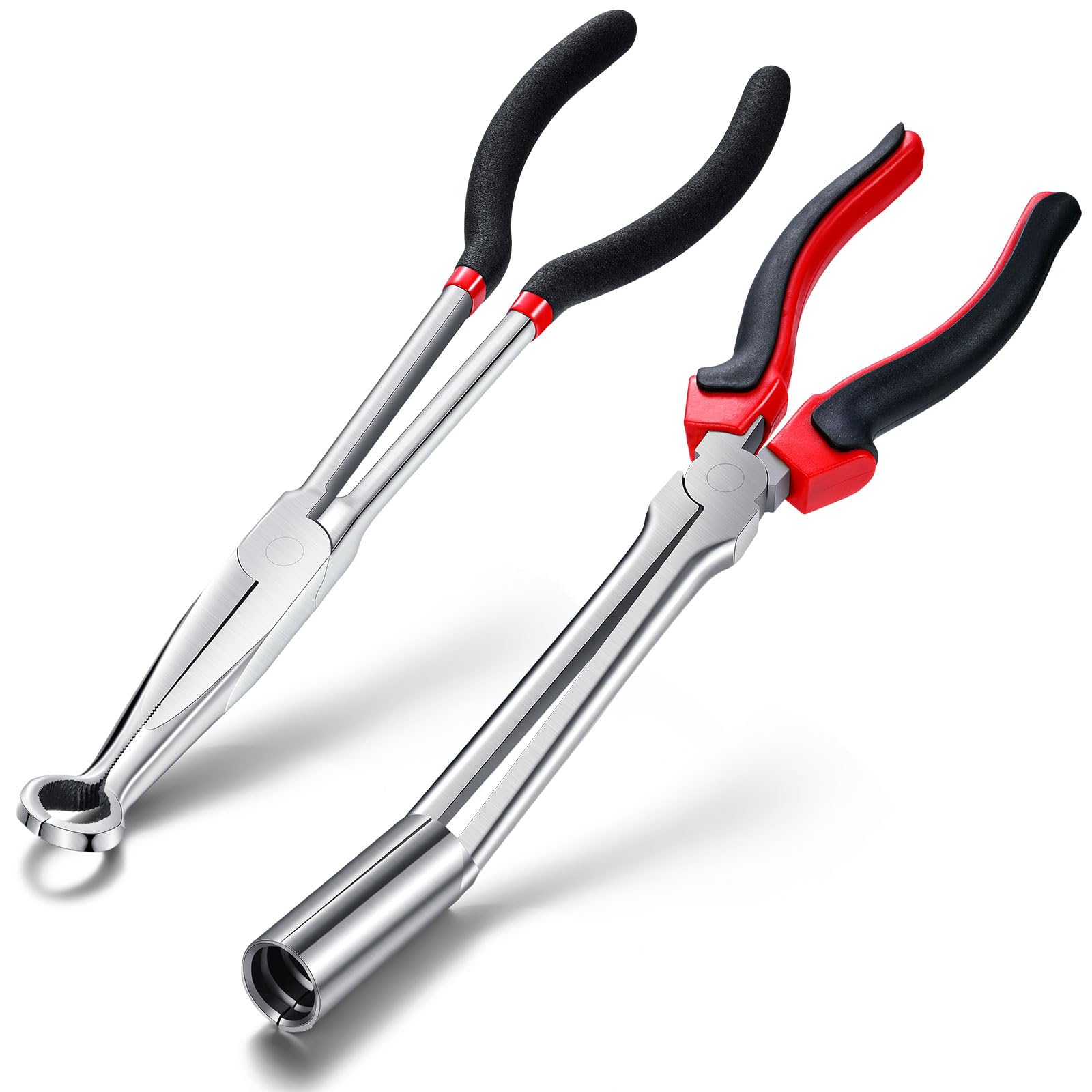 Leriton two-pack front view showing both black spark plug removal tools for versatile pulling