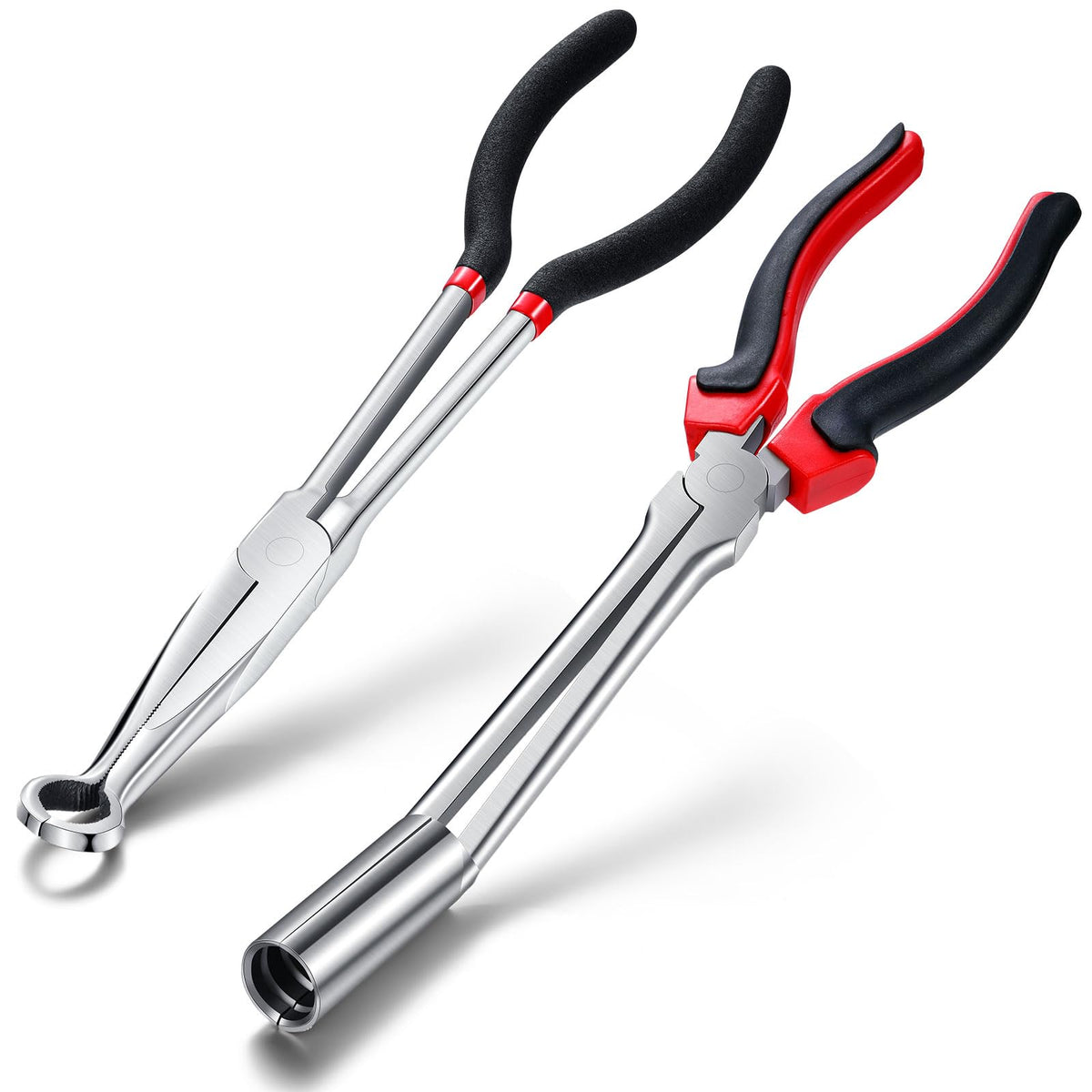 Leriton two-pack front view showing both black spark plug removal tools for versatile pulling