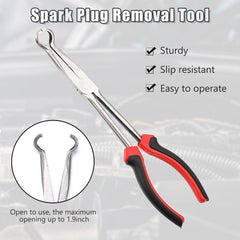Leriton tools in use engine bay demonstrating safe removal reach