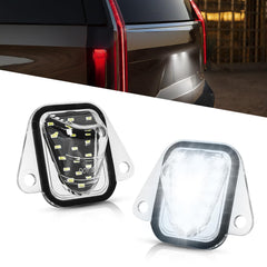 LESAUCE front assembly LED license plate light showing fit and finish, improves visibility