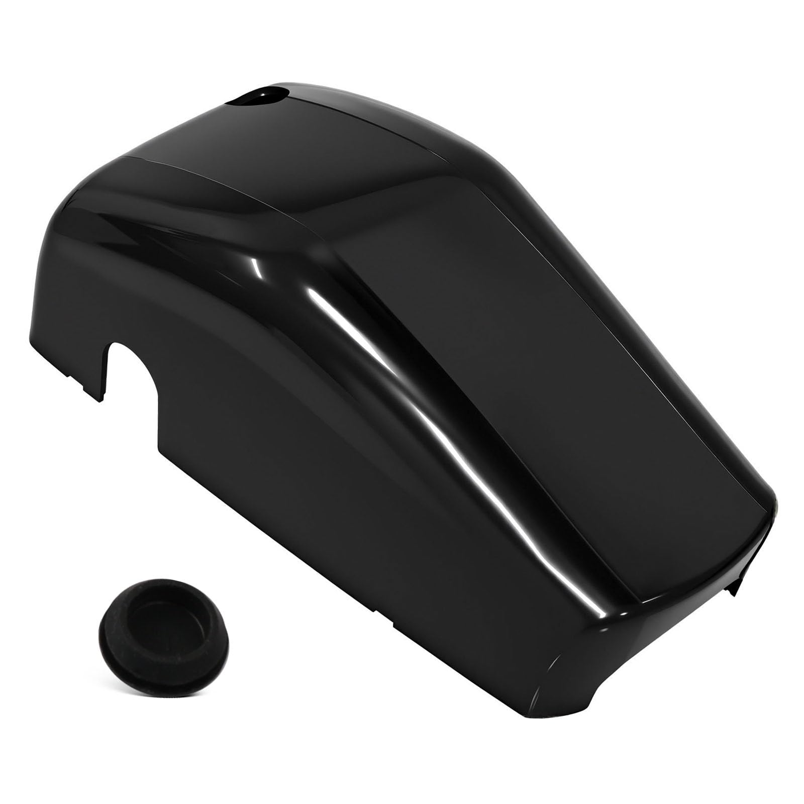 LEWEREST front view end cap showing fit and sleek black finish benefit