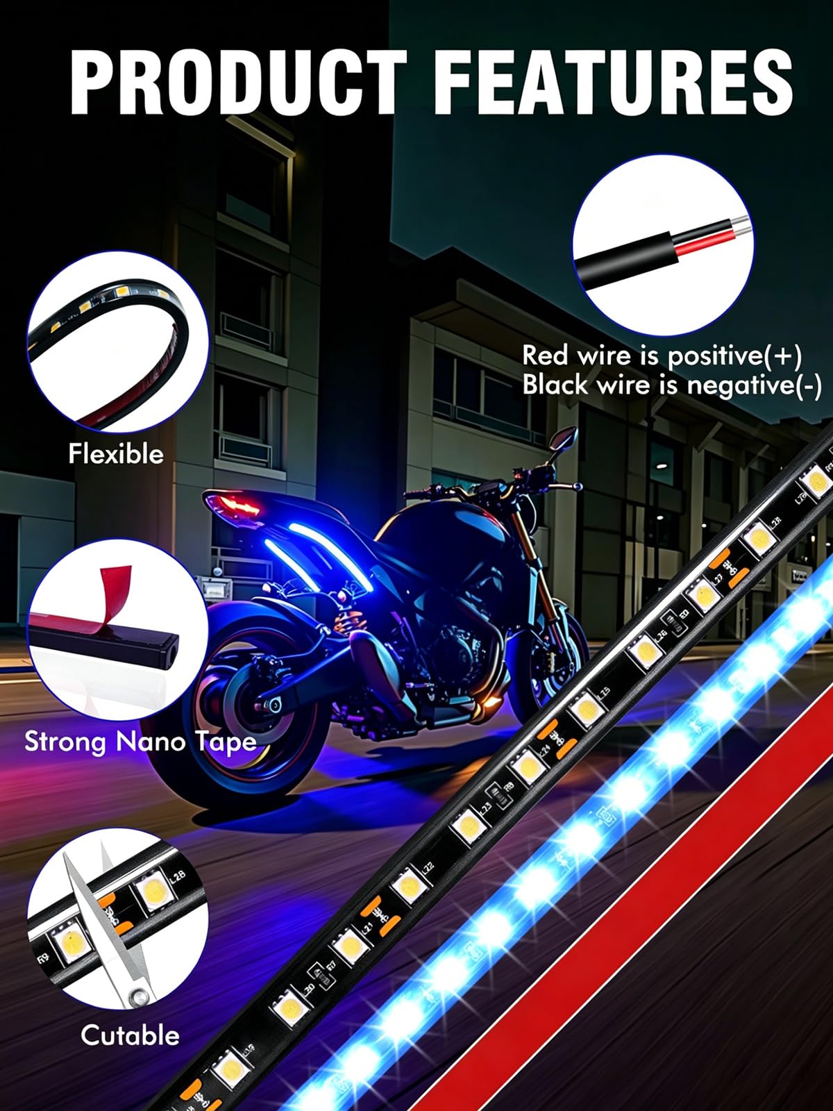 LEYMANRIYA LED strip lighting footwell and dashboard for enhanced interior ambiance