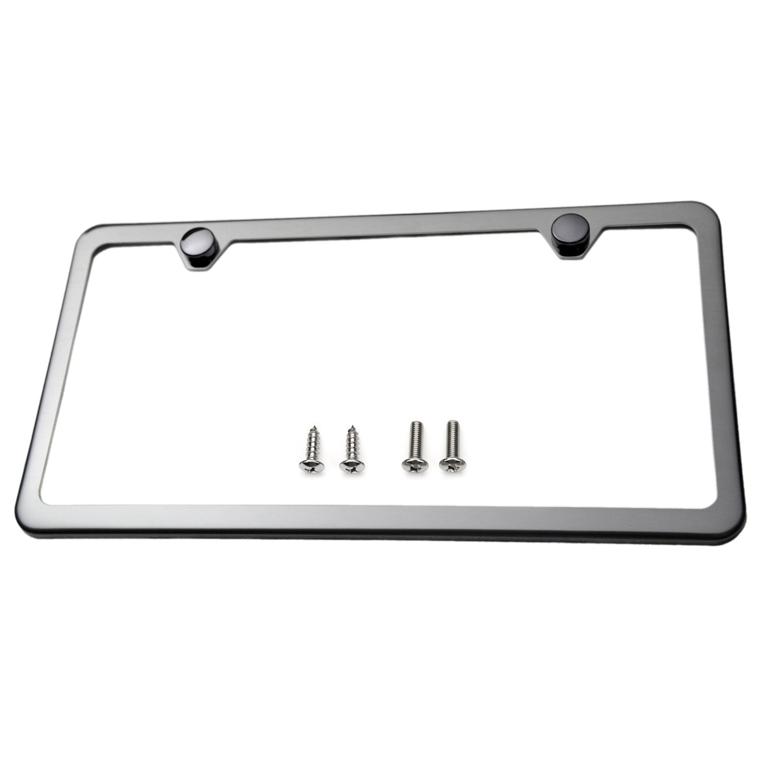 LFPartS front view gunmetal black frame showing sleek border and clean fit