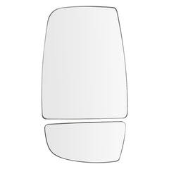LHCDQSKCW front view of left mirror glass showing fit and finish for improved visibility