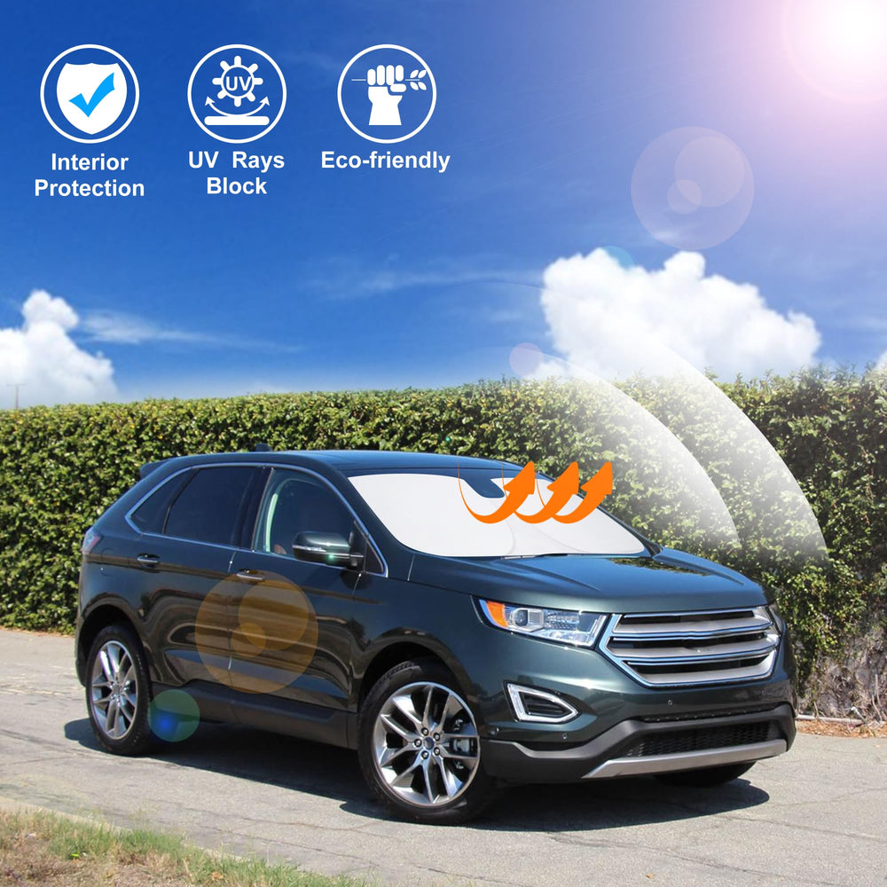 LHFLIVE in parked Ford Edge illustrating cooler, protected interior