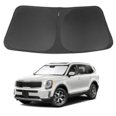 LHFLIVE front view on Telluride windshield showing full coverage and sun protection