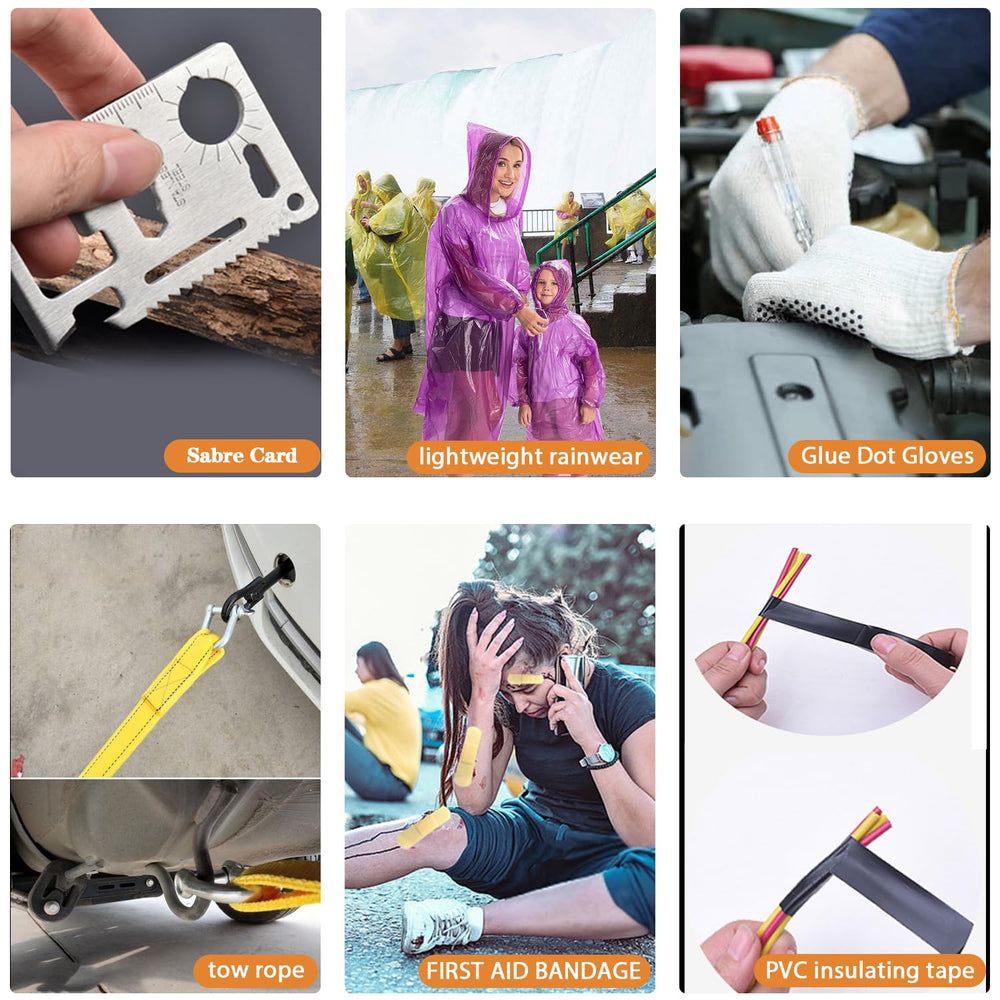LIANXIN tow rope with non-slip gloves highlighting towing readiness and safety