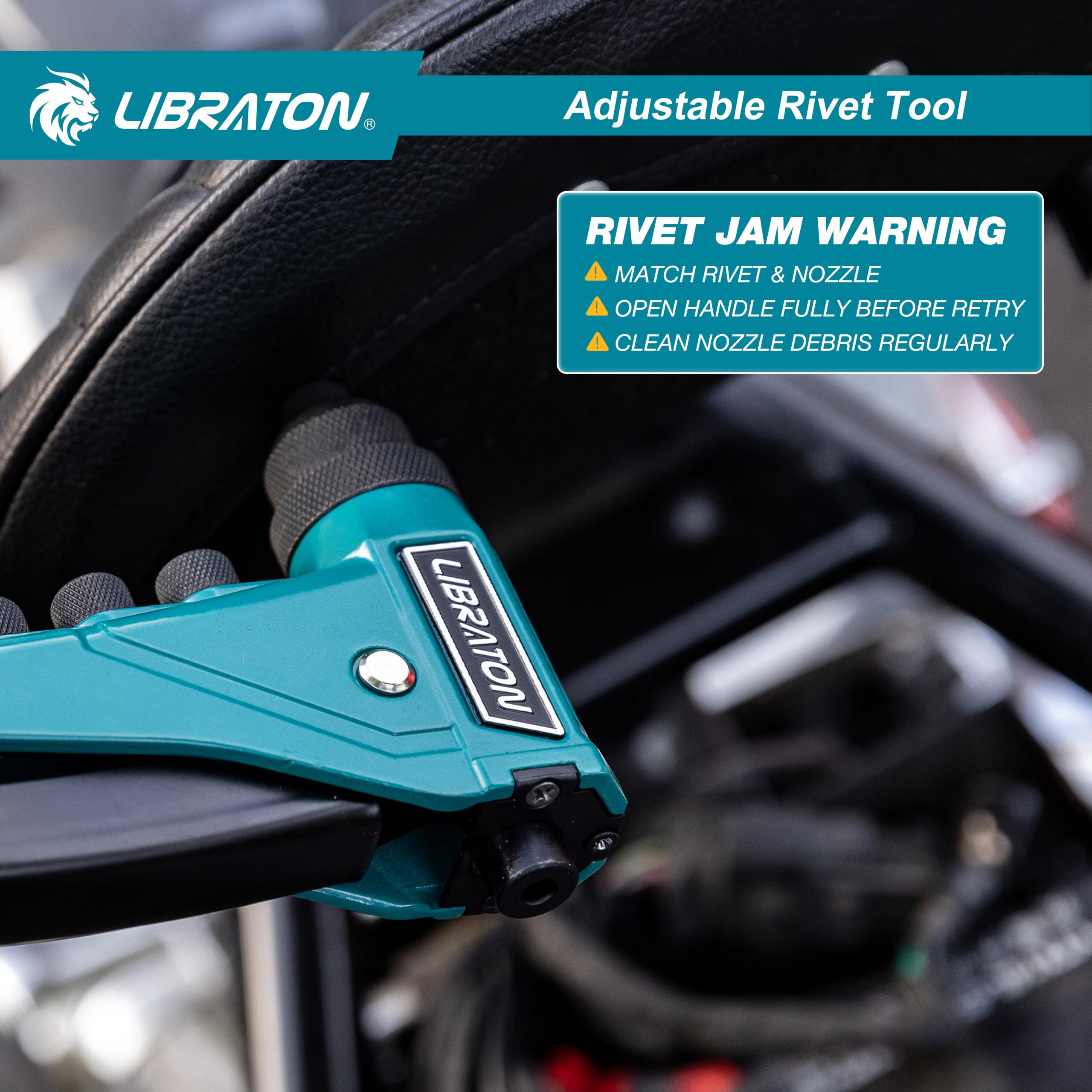 LIBRATON die-cast aluminum body detail highlighting durable construction