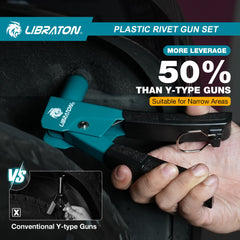 LIBRATON PVC handle ergonomic grip reduces fatigue during prolonged use