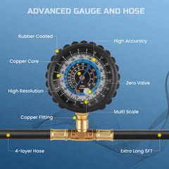 Lichamp heavy-duty hose and quick connect coupler for secure, leak-resistant use