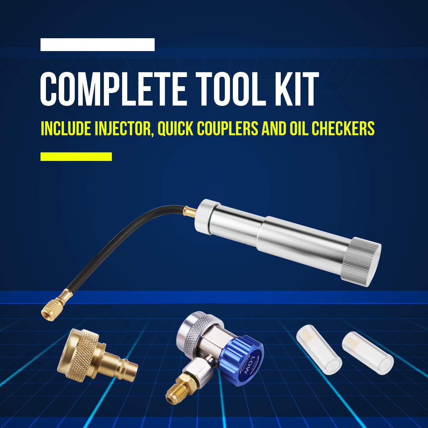 Lichamp knurled handle close-up for precise, non-slip oil and dye control