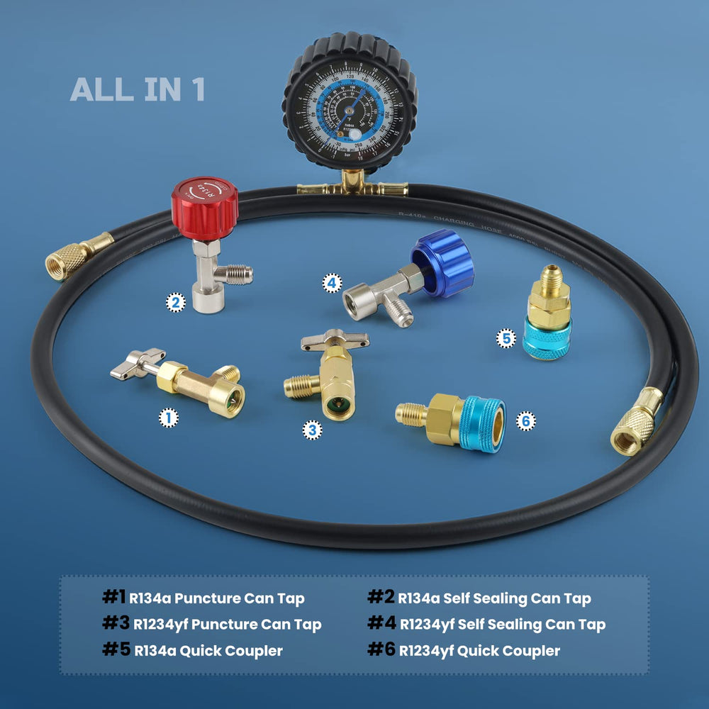 Lichamp complete kit components laid out for easy identification and setup