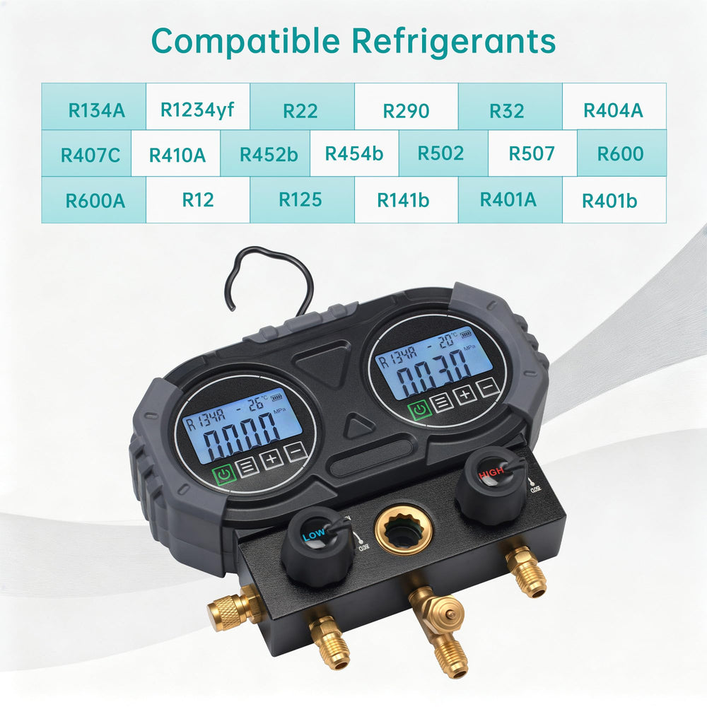 Lichamp three-valve top detail demonstrating leak-resistant valves for precise control