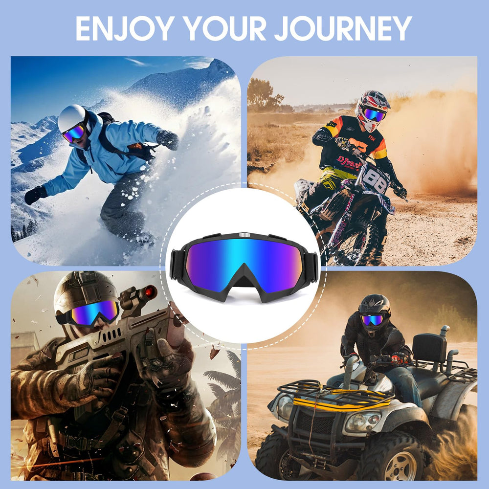 Lievermo goggles folded compact showing portability and easy storage benefit