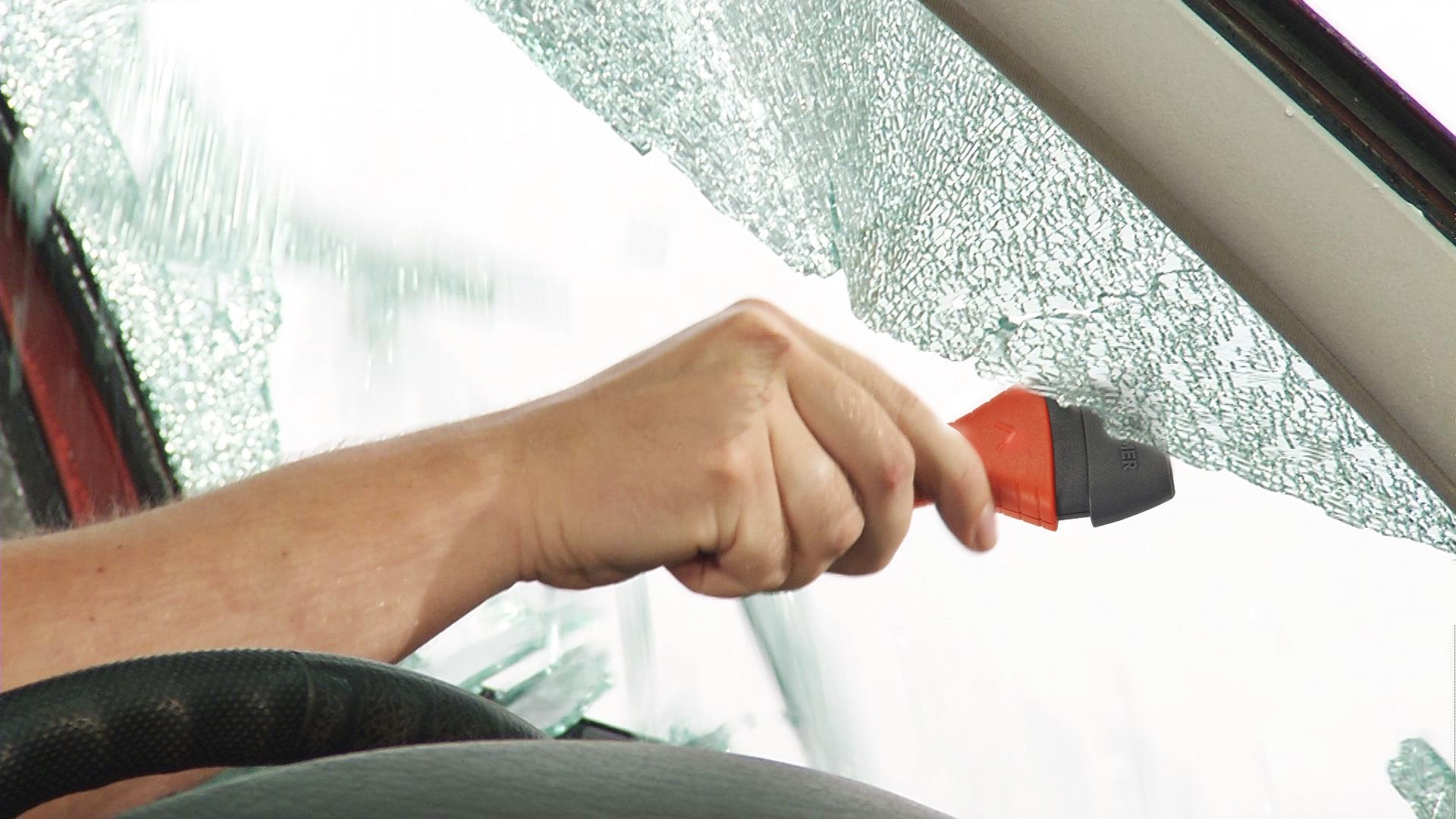 Lifehammer non-slip grip closeup for secure handling under stress