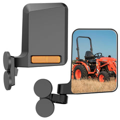 Lifronkit mirror front view mounted showing clear wide-angle benefit