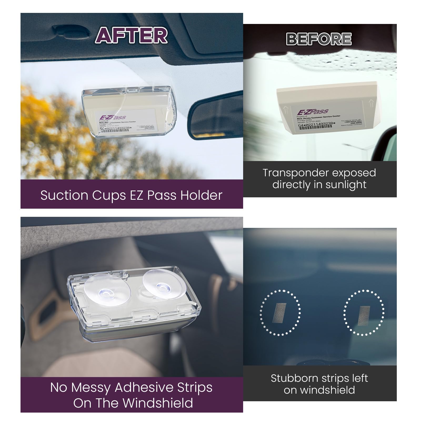 LiftRemote side view showing precise fit for EZ Pass Mini
