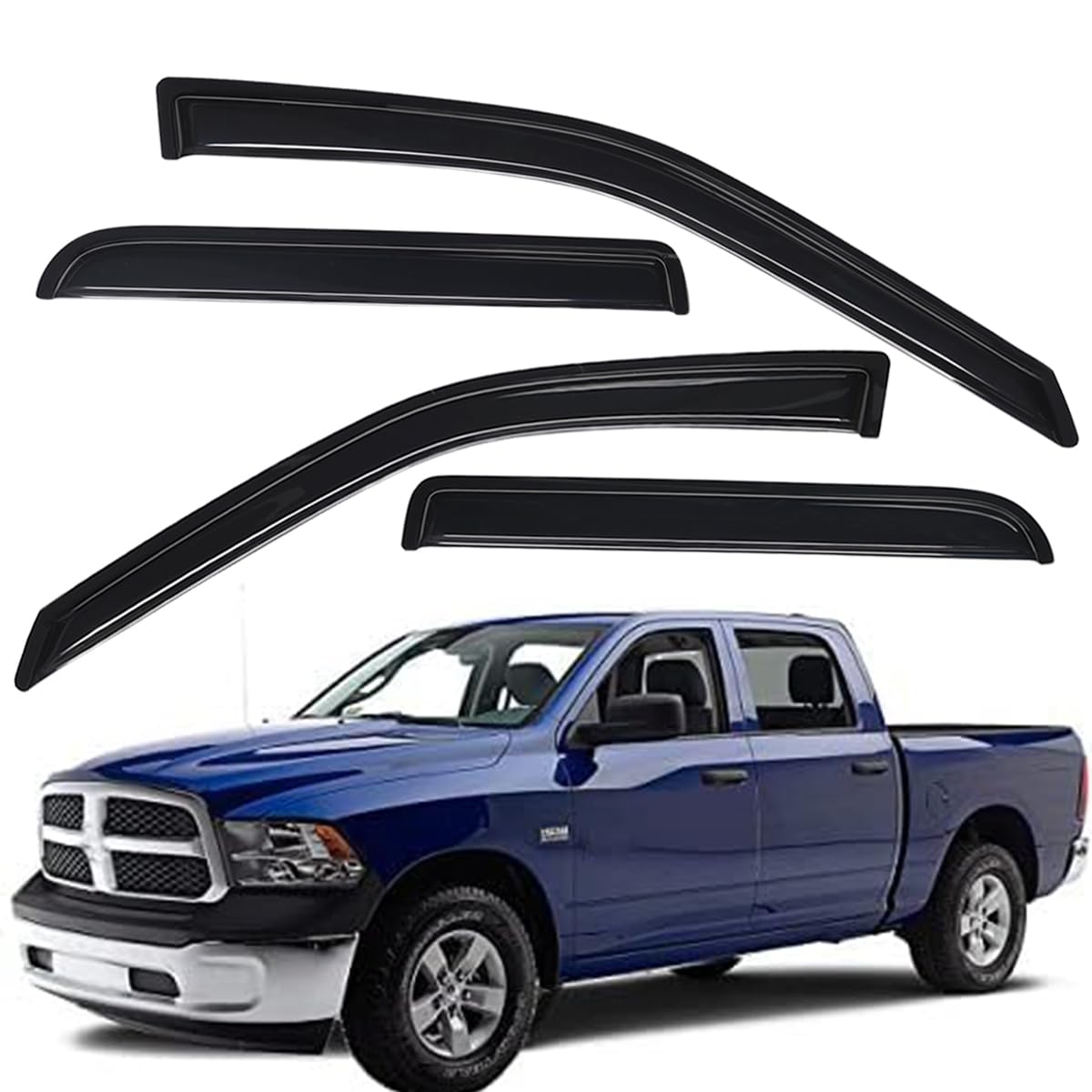 Lightronic front visor packaging showing contents and fitment guide benefits