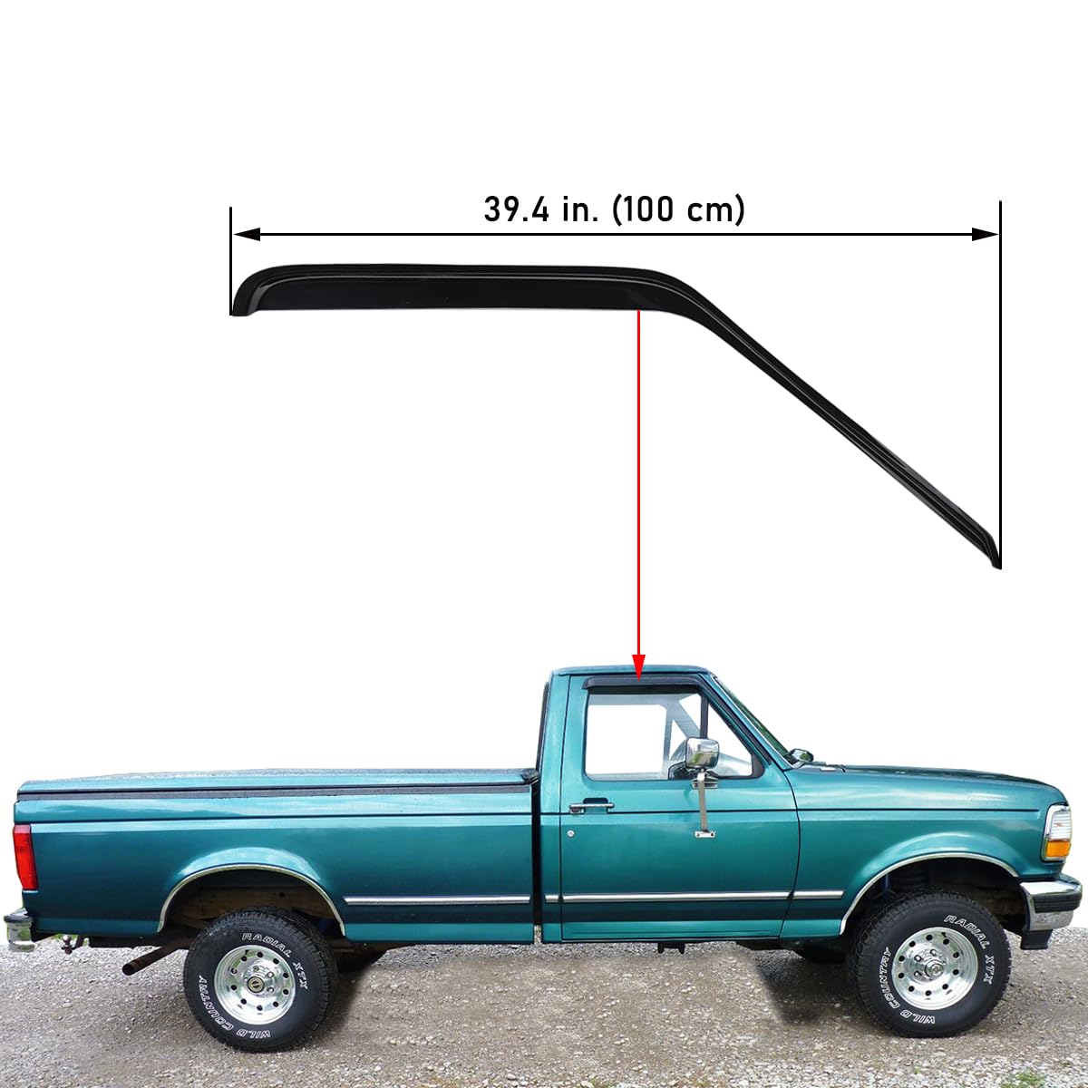 Lightronic installed on Ford Bronco front door demonstrating weather protection