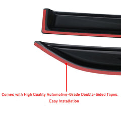 Lightronic visor on rear door illustrating improved airflow and insect protection