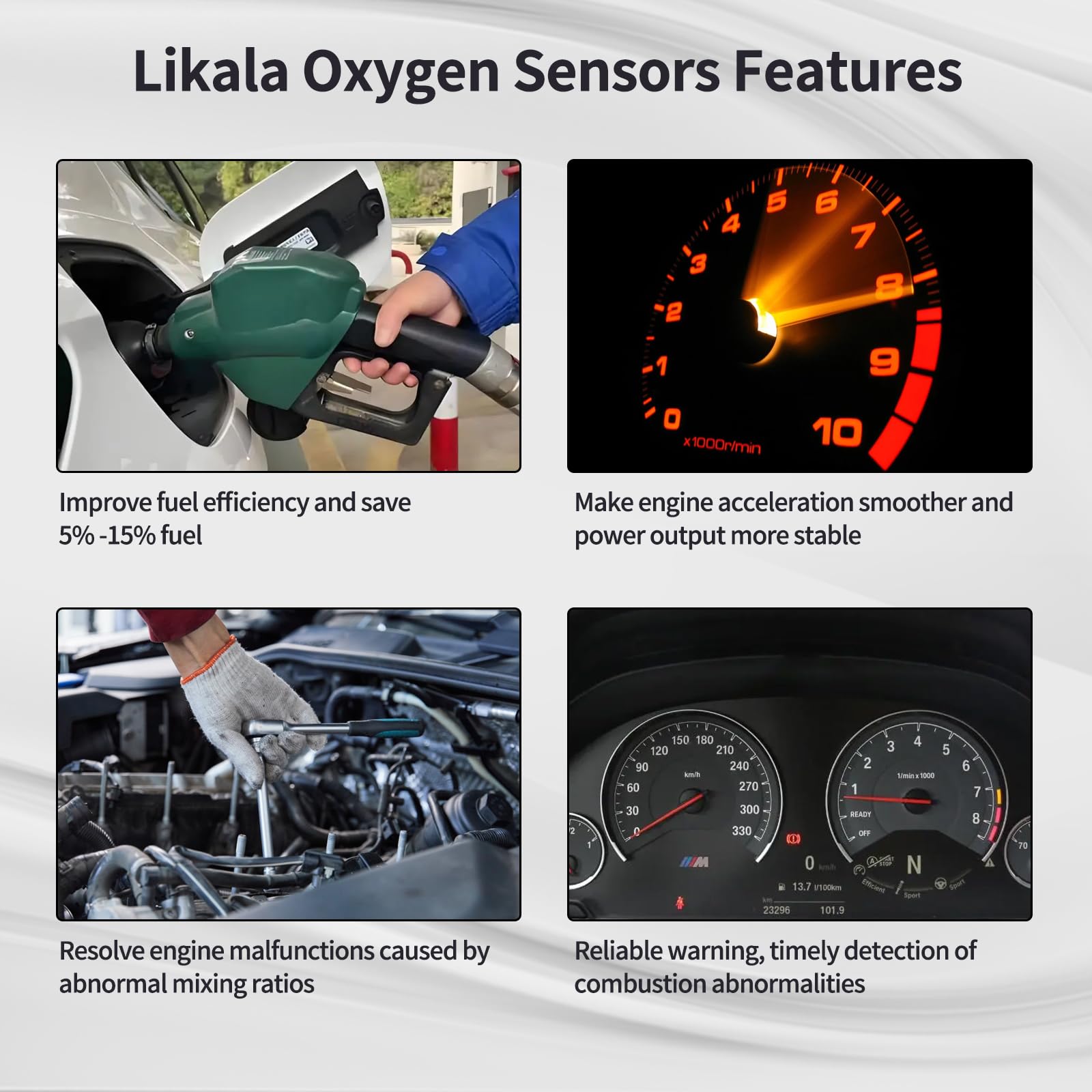 Likala sensor beside ruler to show scale for easy verification and compatibility