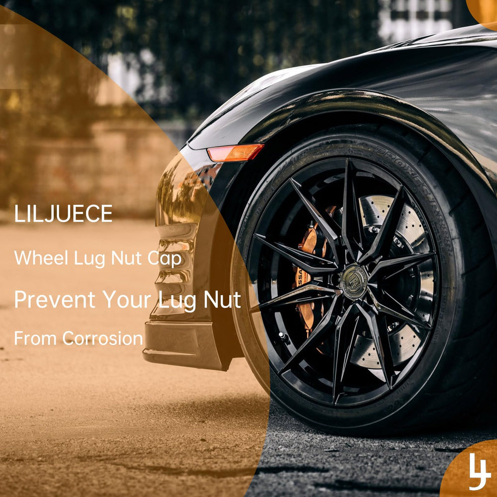LILJUECE installed on car wheel showing unified hardware look and visual protection