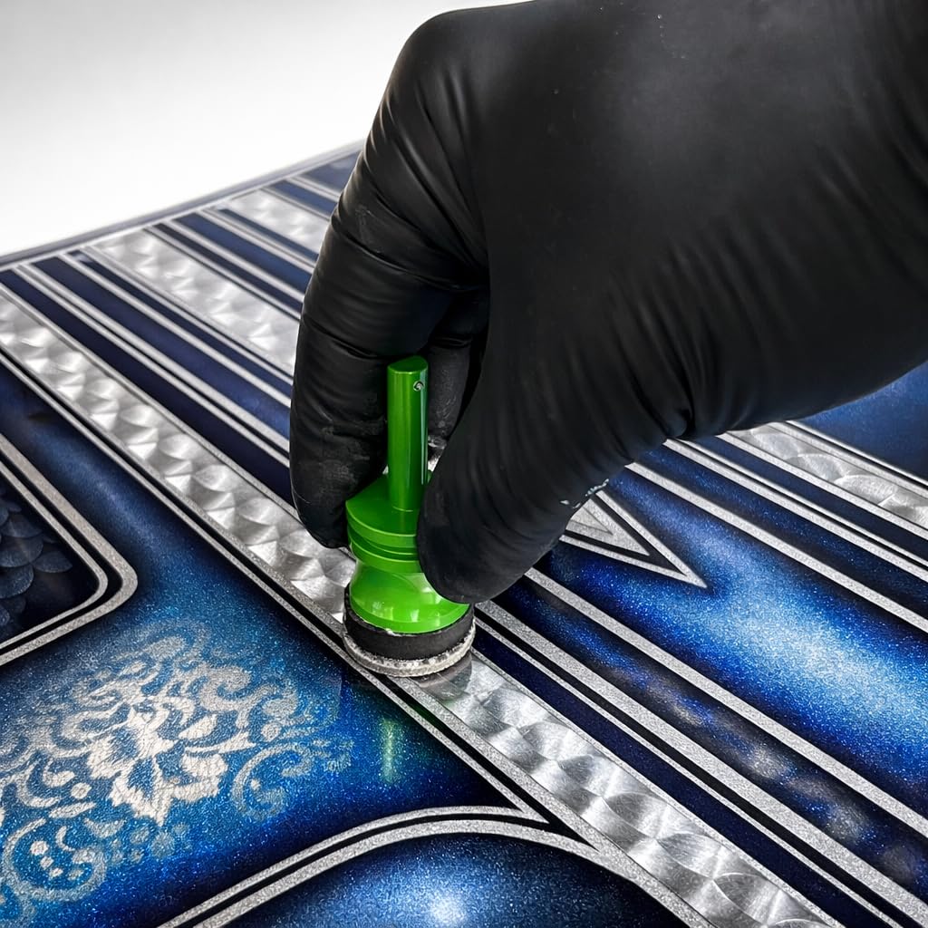 LiME LiNE bottle in hand showing compact size for workshop convenience