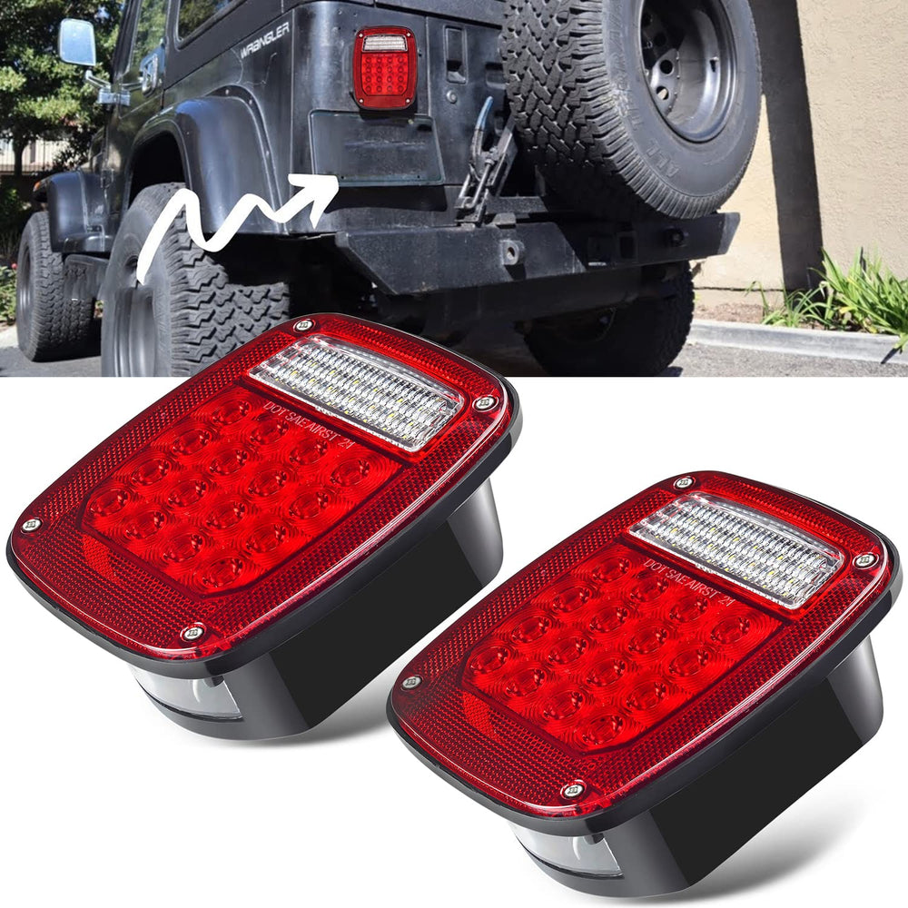 LIMICAR close-up of LED array showing 21 white and 16 red diodes, delivers clear signaling