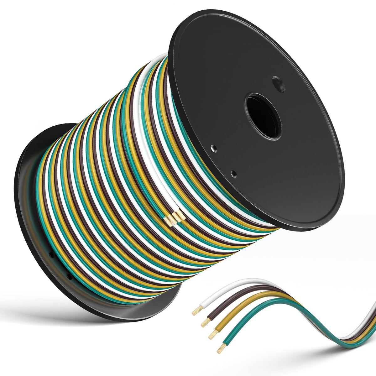 LIMICAR front spool showing full 100ft wire and easy handling benefit