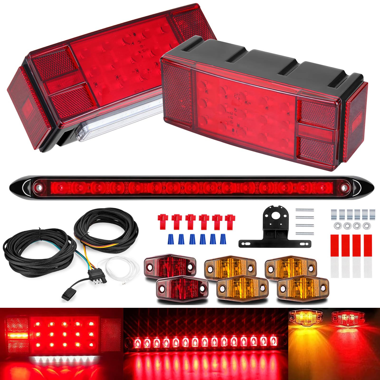 LIMICAR front assembly showing complete light set and quick install benefits