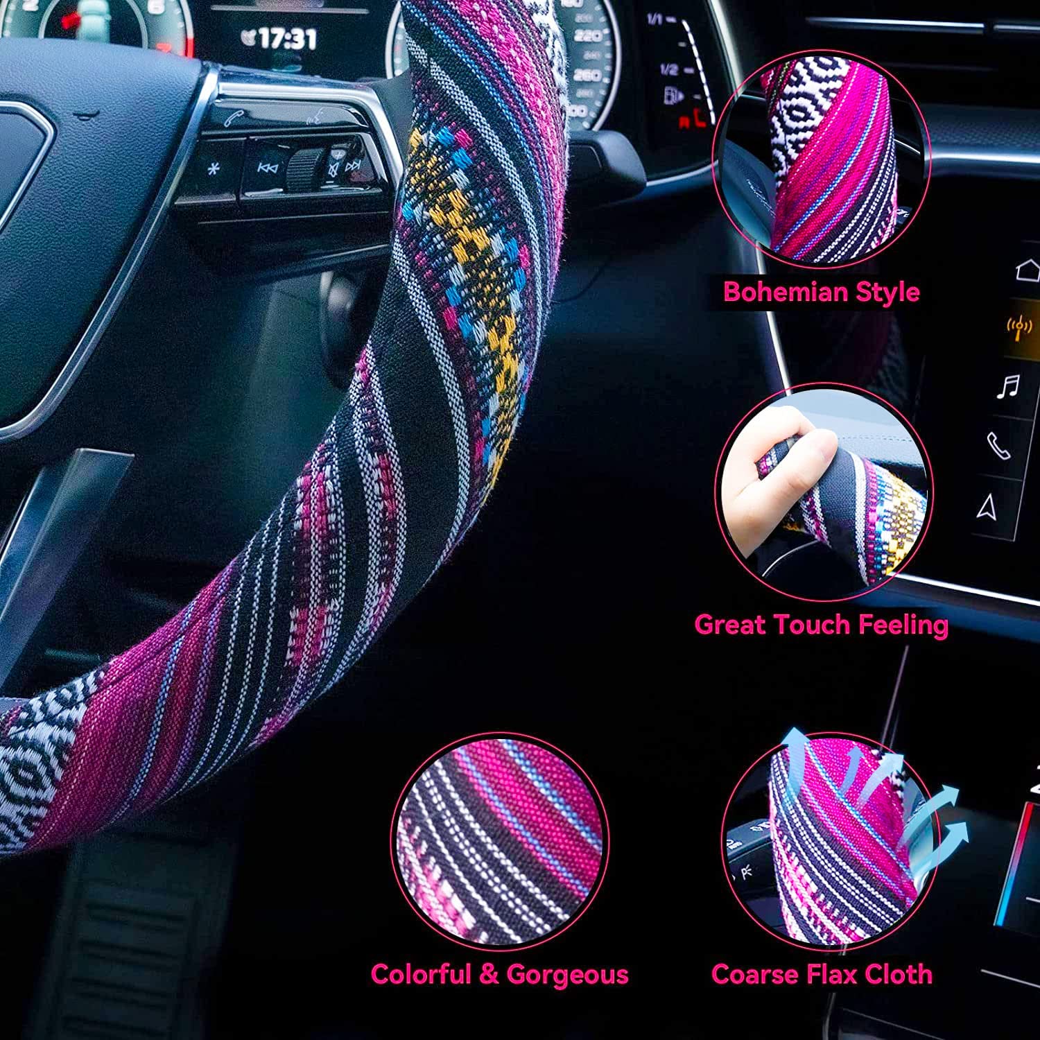 Limsas installed on steering wheel improving grip and control