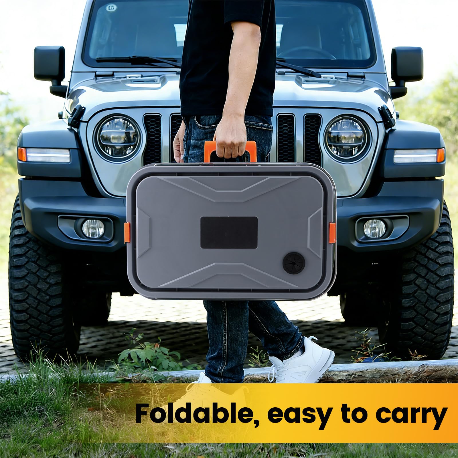 linforking wheels and handle for effortless transport and mobility