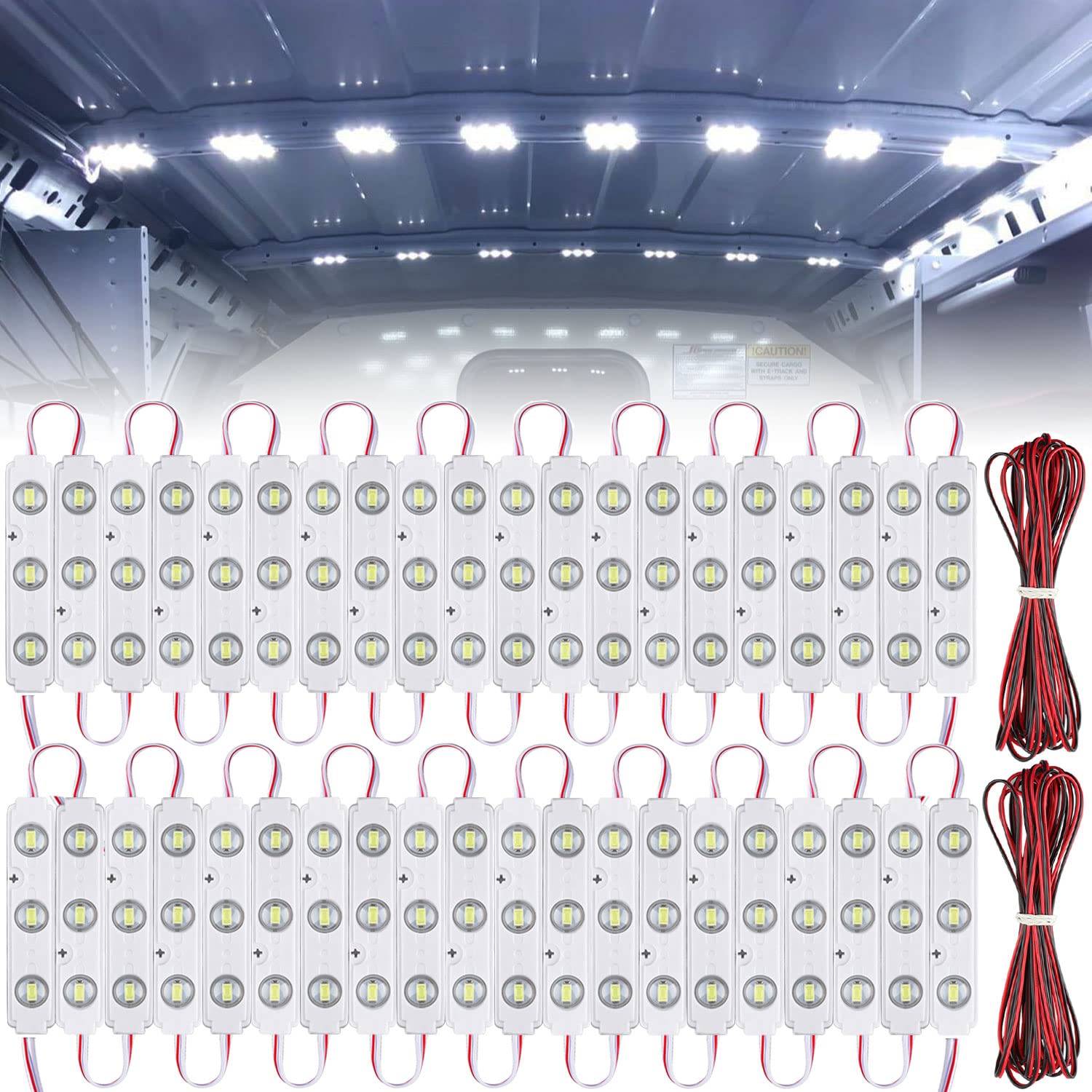 Linkhood ceiling overview showing full kit lighting and improved visibility