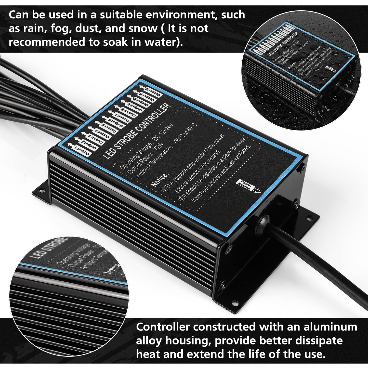 LINKITOM cable layout with varied lengths for flexible placement and easy routing