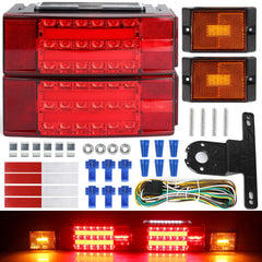 LINKITOM front view of complete tail light kit showing all components and easy installation benefit