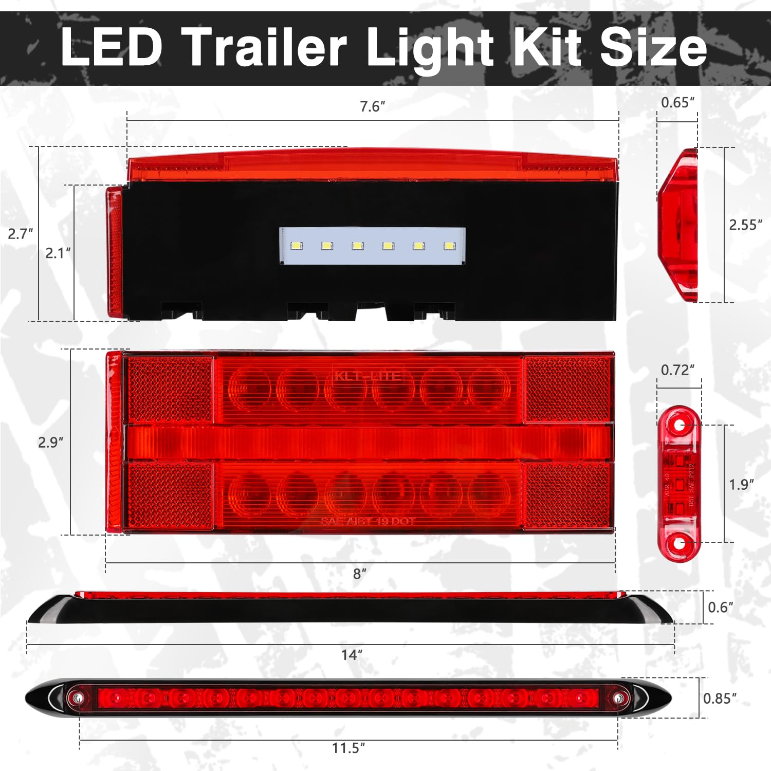 LINKITOM installed on boat trailer demonstrating reliable marine illumination
