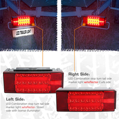 LINKITOM left tail light highlighting license plate illuminator and multi-function benefit