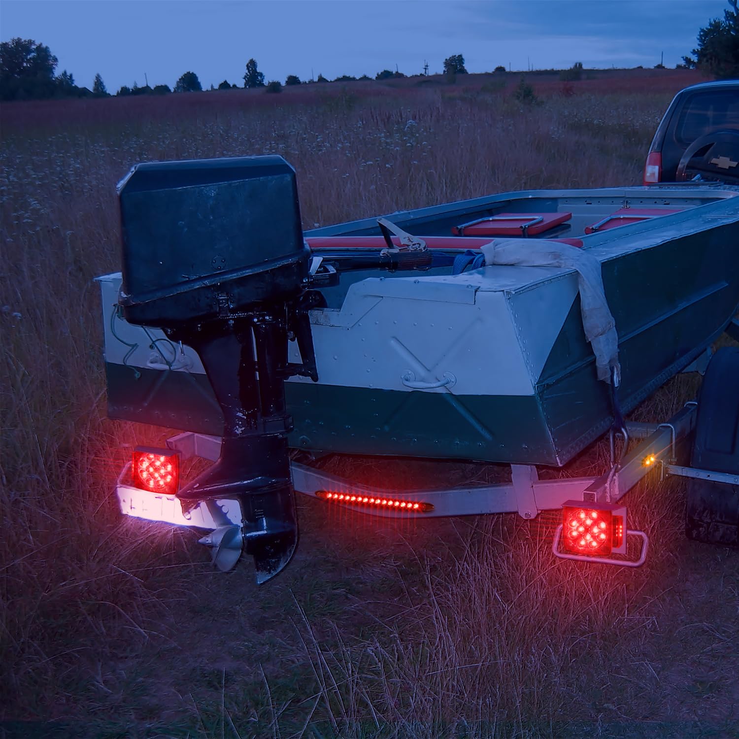 LINKITOM trailer at launch ramp showing marine-ready durability benefit