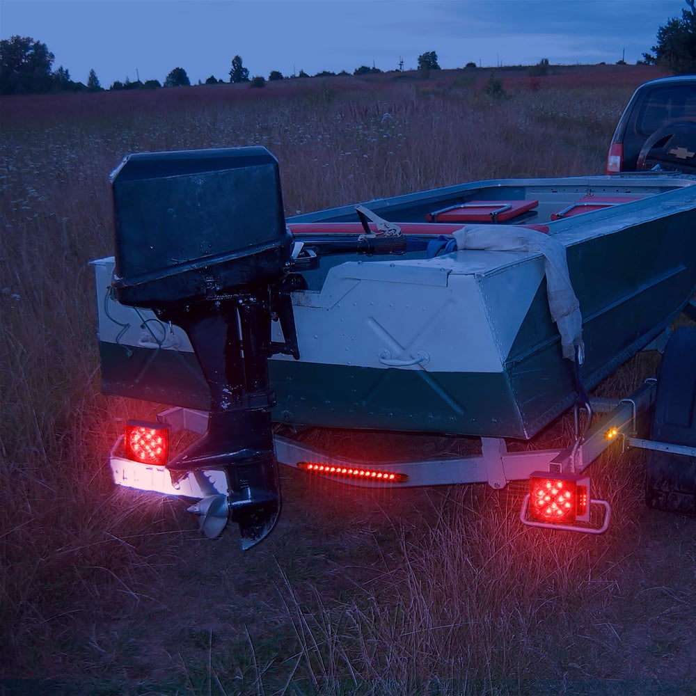 LINKITOM trailer at launch ramp showing marine-ready durability benefit