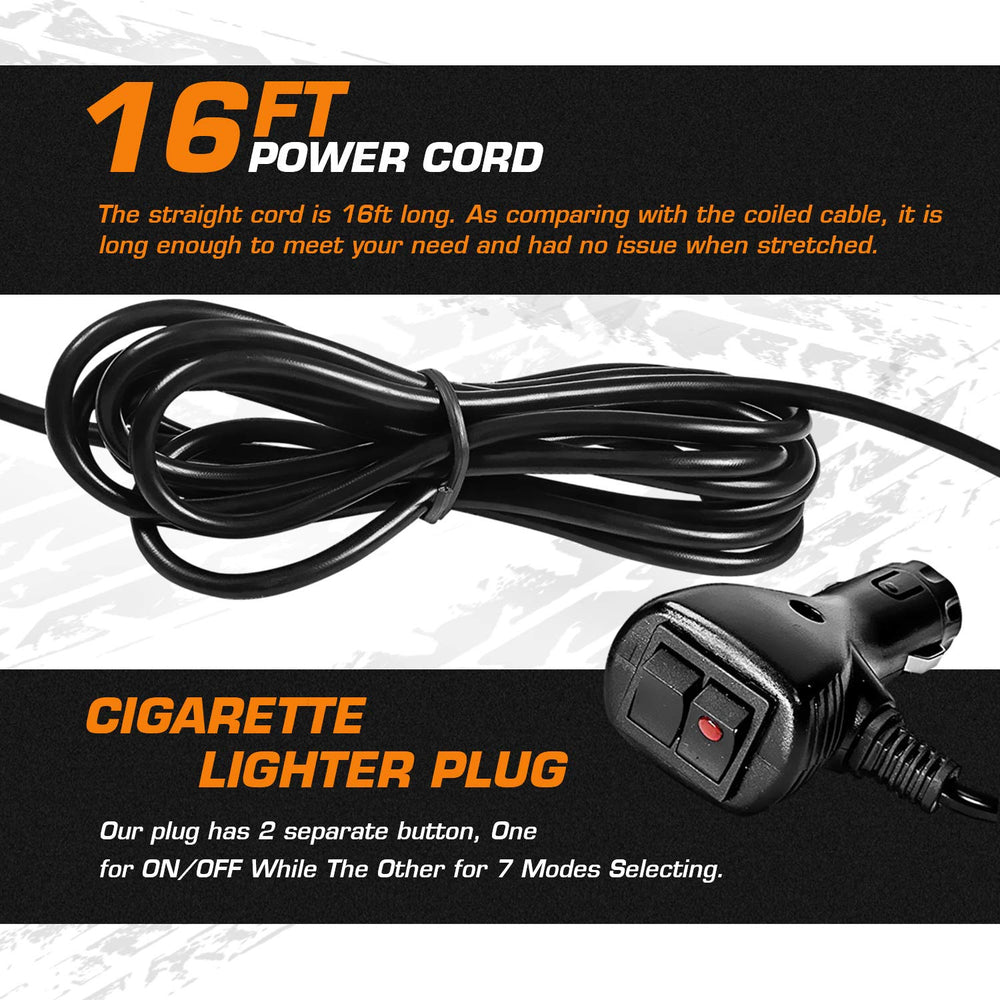 LINKITOM power cord and plug detail enabling easy 12V connection