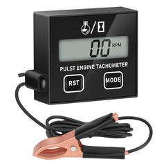 Linkstyle front display showing RPM and hours for quick reading